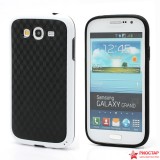 Полимерный TPU Чехол 3D Куб Для Samsung Galaxy Grand GT-I9080(черный-белый)